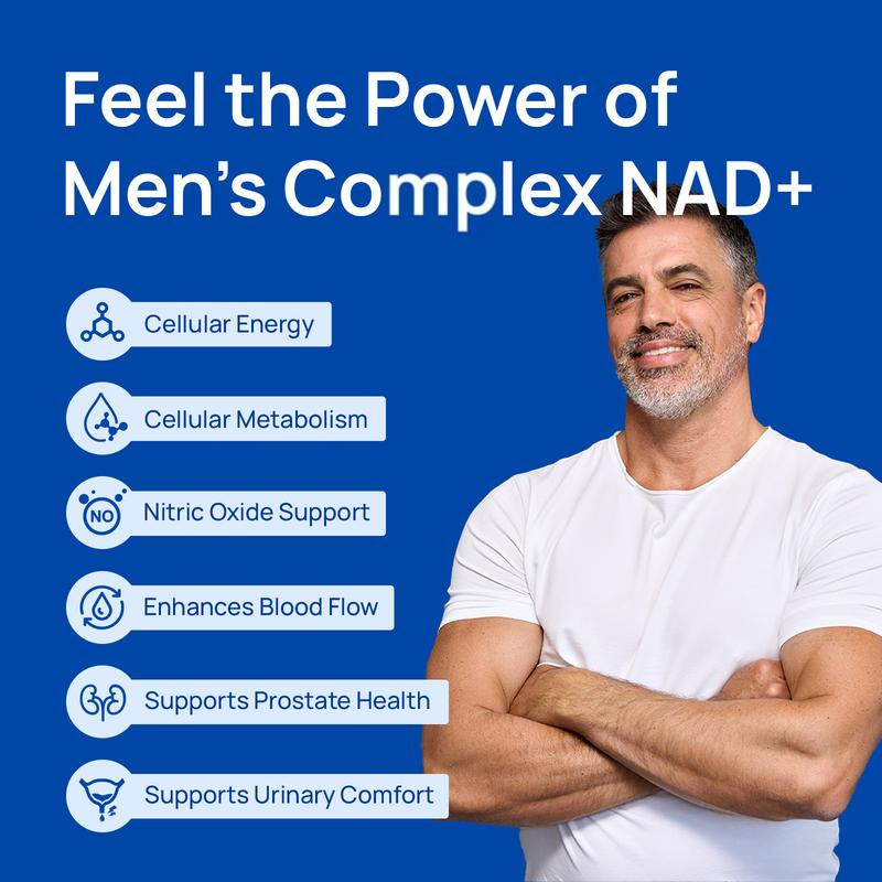 NAD+ For Men – Circulation & Prostate Support