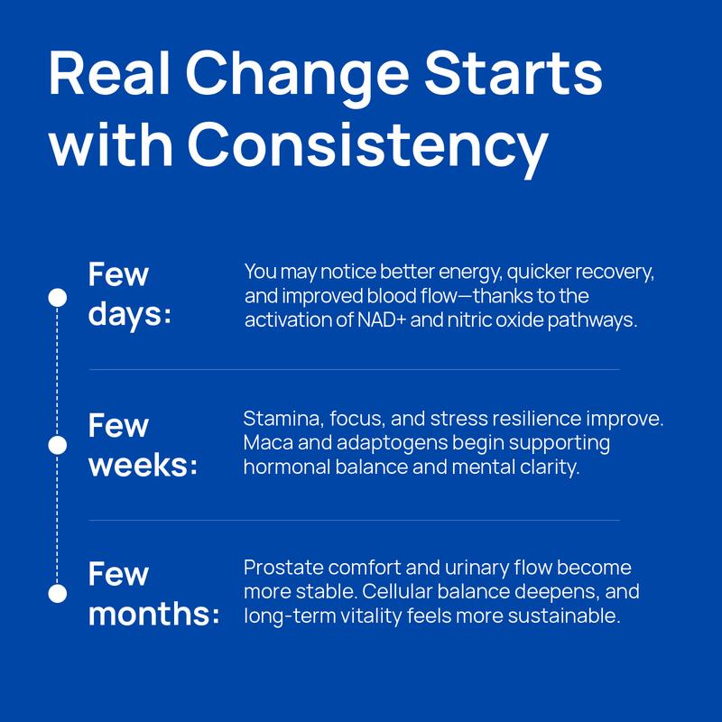 NAD+ For Men – Circulation & Prostate Support